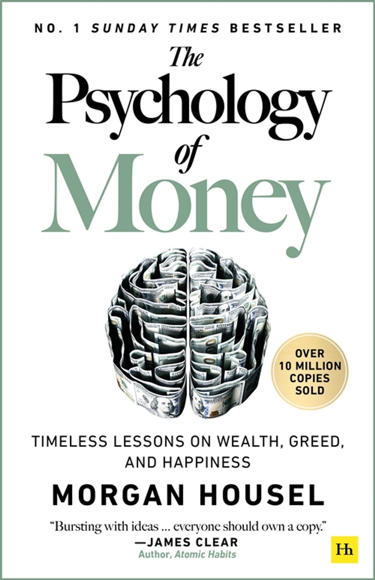 The Psychology of Money book cover by Morgan Housel