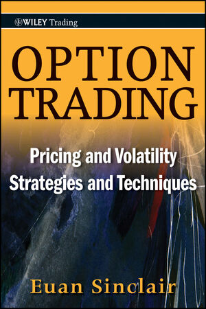 Option Trading book cover by Euan Sinclair